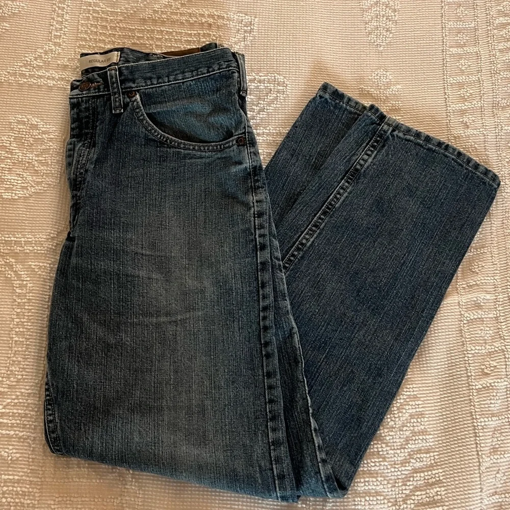 LEE Men’s Dark Wash Relaxed Fit Jeans - Picture 3 of 6
